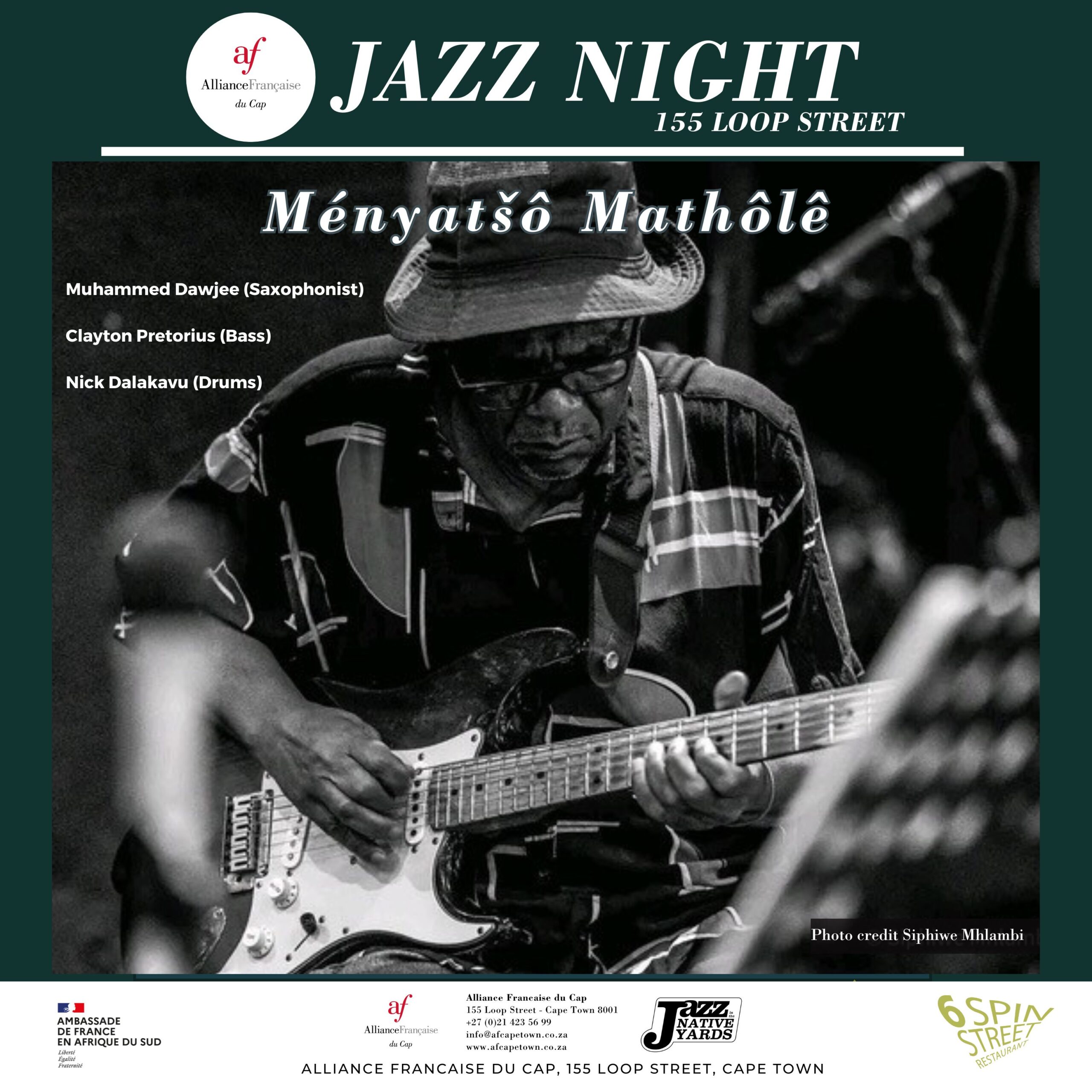 🎷 JAZZ NIGHT:  Ményatšô Mathôlê 🎶